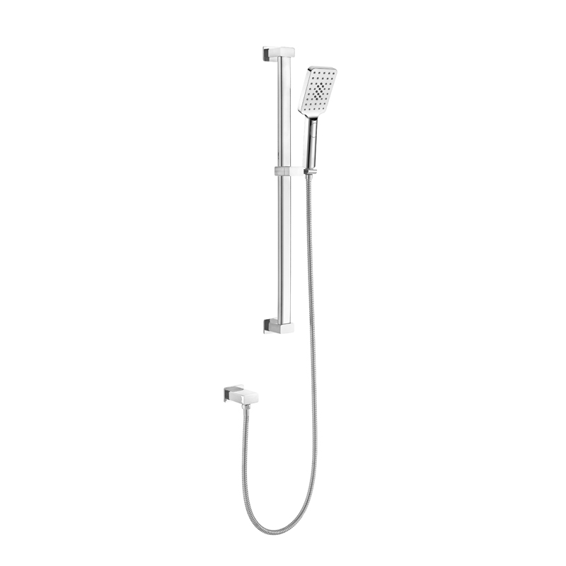 Kasten Multifunction Sliding Shower On Rail Brushed Nickel