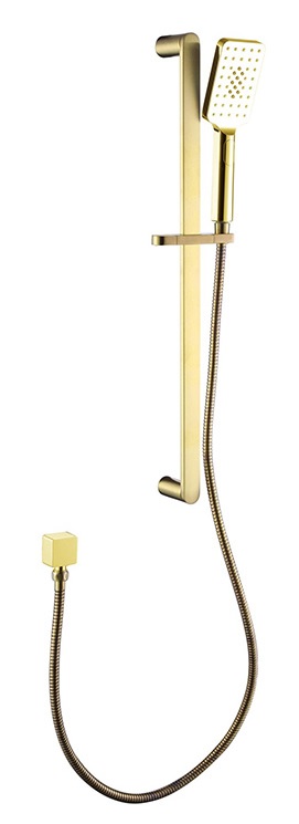 Handel Oval Multifunction Sliding Shower On Rail Brushed Gold