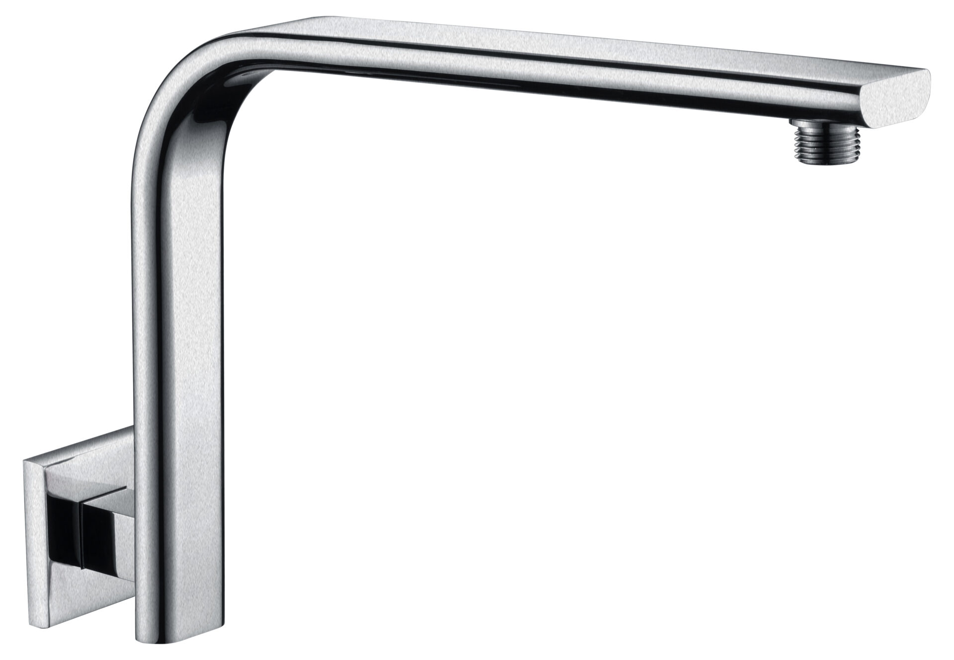 Kasten Curve Wall Shower Arm Brushed Nickel