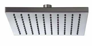 Eckig Square ABS Shower Head 200mm Chrome