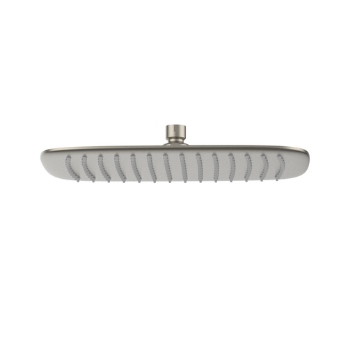Thin Stainless Steel Shower Head 300 x 200 Brushed Nickel