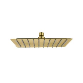 Eckig Square Shower Head 250mm Brushed Gold