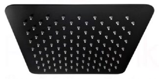 Eckig Square Shower Head 300mm Matte Black