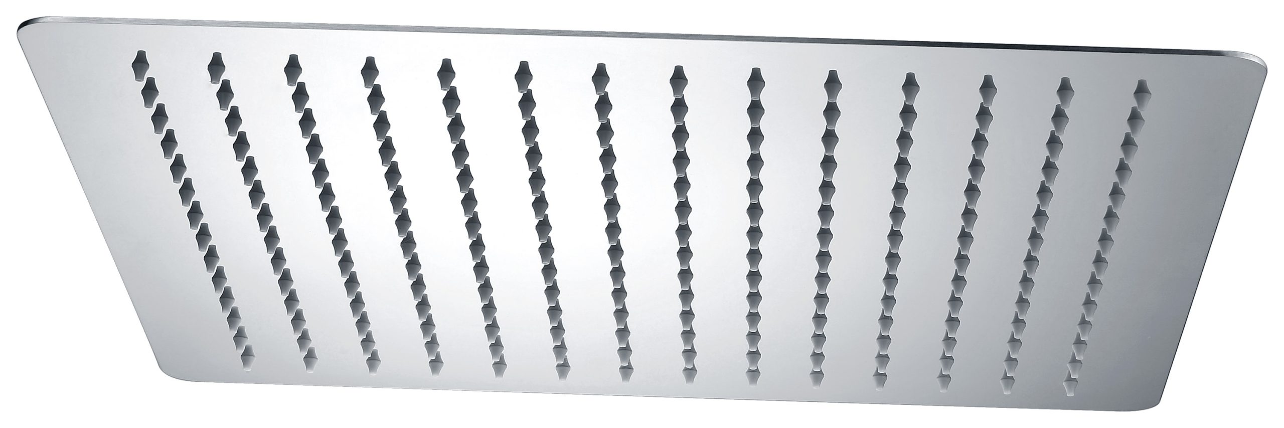 Eckig Square Shower Head 400mm Stainless Steel