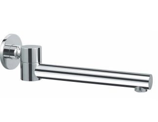 Rund Round Swivel Bath Spout Chrome
