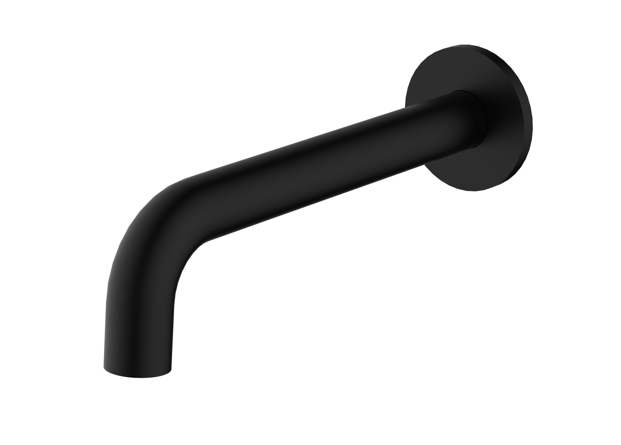 Morgan Rund Basin / Bath Spout 200mm Matte Black