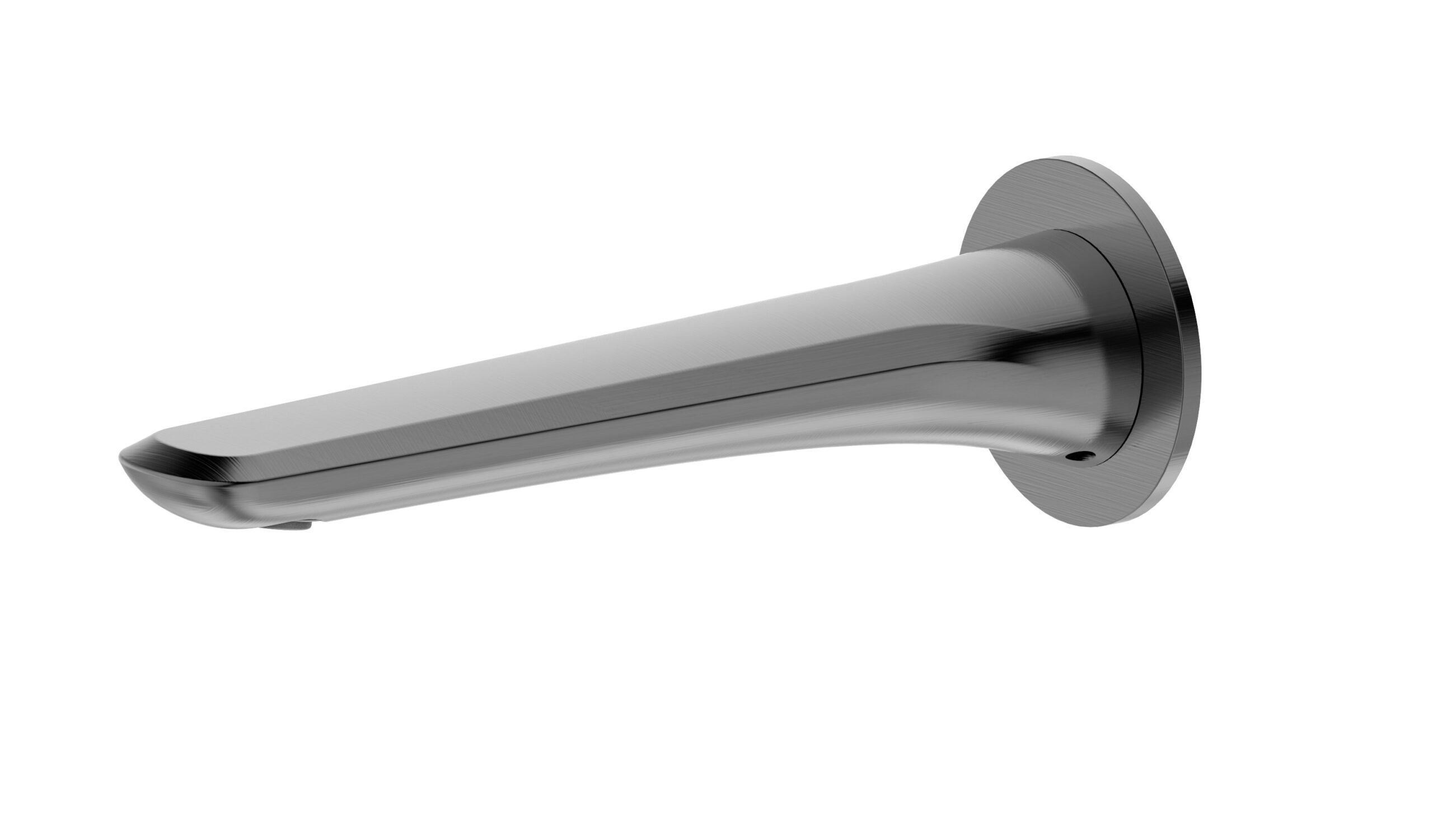 Berlin Bath Spout 200mm Brushed Gun Metal