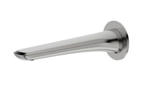 Berlin Bath Spout 200mm Brushed Nickel