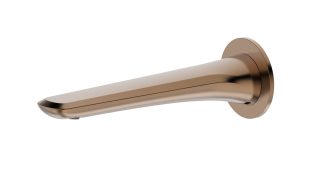 Berlin Bath Spout 200mm Brushed Bronze