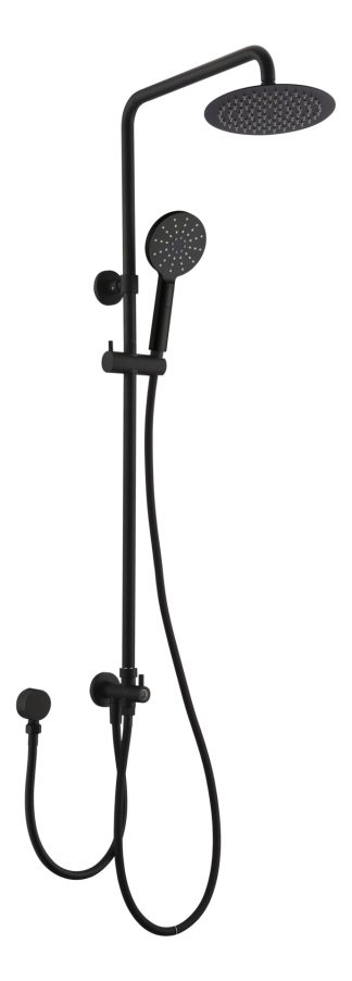 Rund Multifunction Shower Combo Double Hose Matte Black