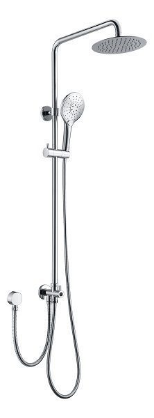 Rund Multifunction Shower Combo Double Hose Chrome