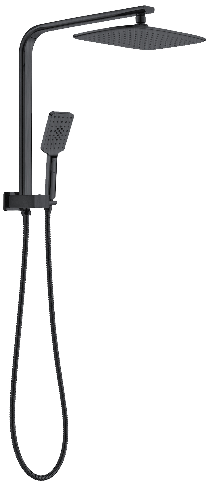 Kasten Multifunction Shower Combo Brushed Gun Metal