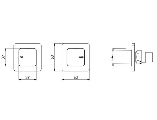 Kasten Wall Top Assembly Chrome - Image 2