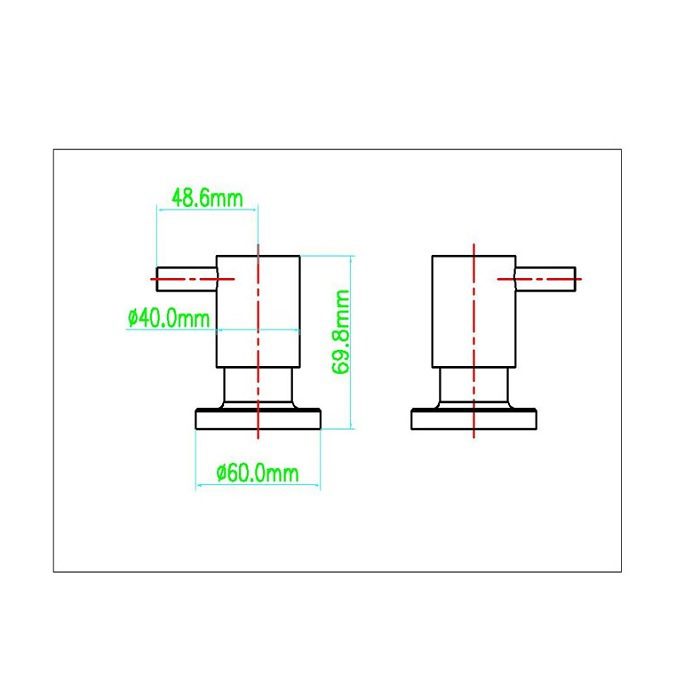 Wahlen 10 Pin Wall Top Assembly Brushed Nickel - Image 2