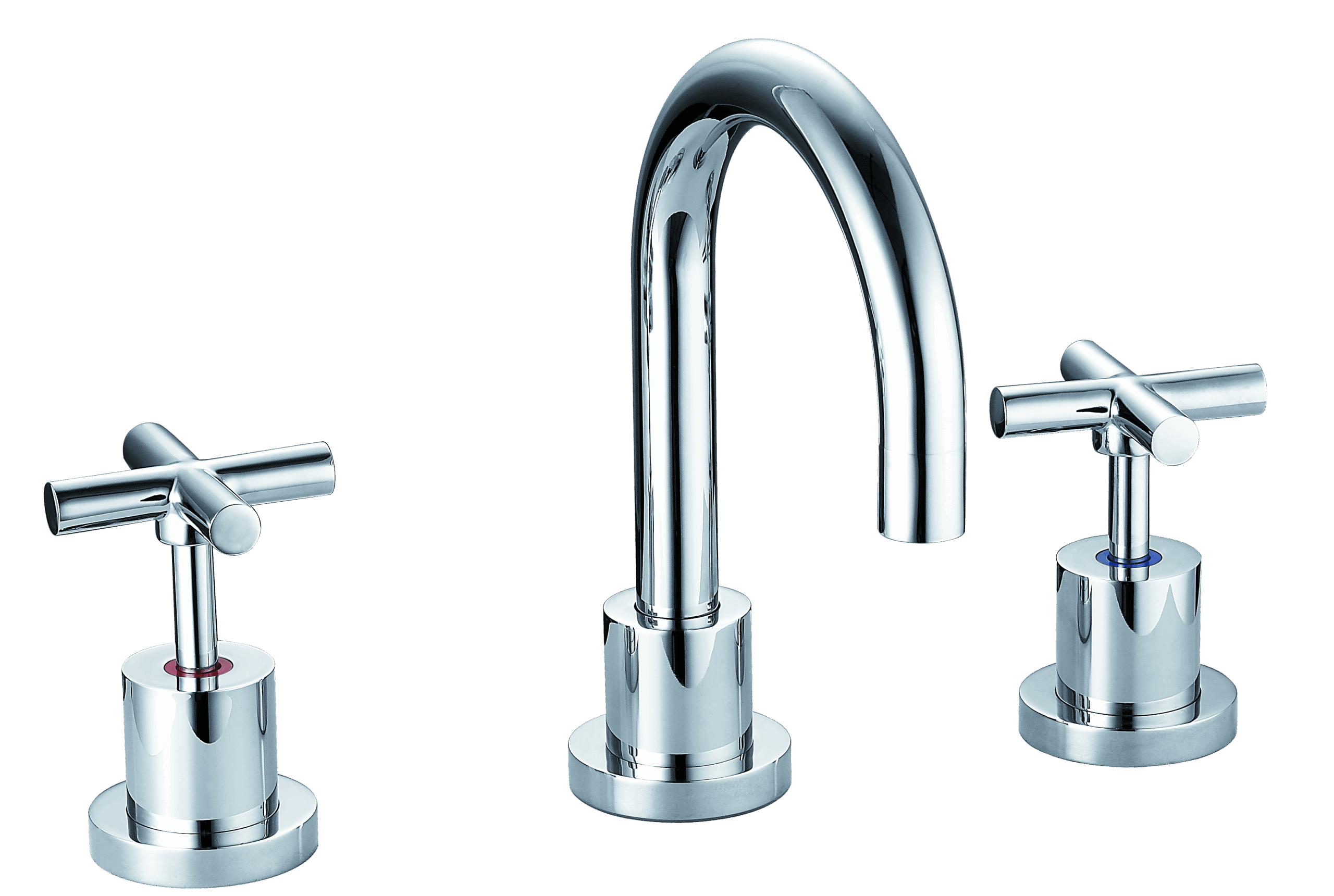 Wahlen 10 Cross Handle Basin Set