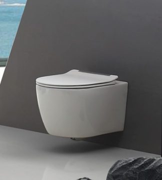 Ascoli Rimless Flushing Wall Hung Toilet Suite