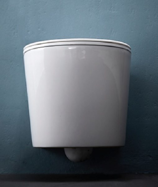 Cortona Rimless Flushing Wall Hung Toilet Suite - Image 2