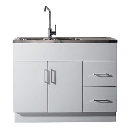 Laundry Double Sink with Cabinet 1200mm - Image 2