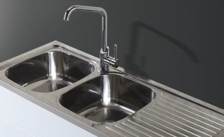 Laundry Double Sink with Cabinet 1200mm - Image 3