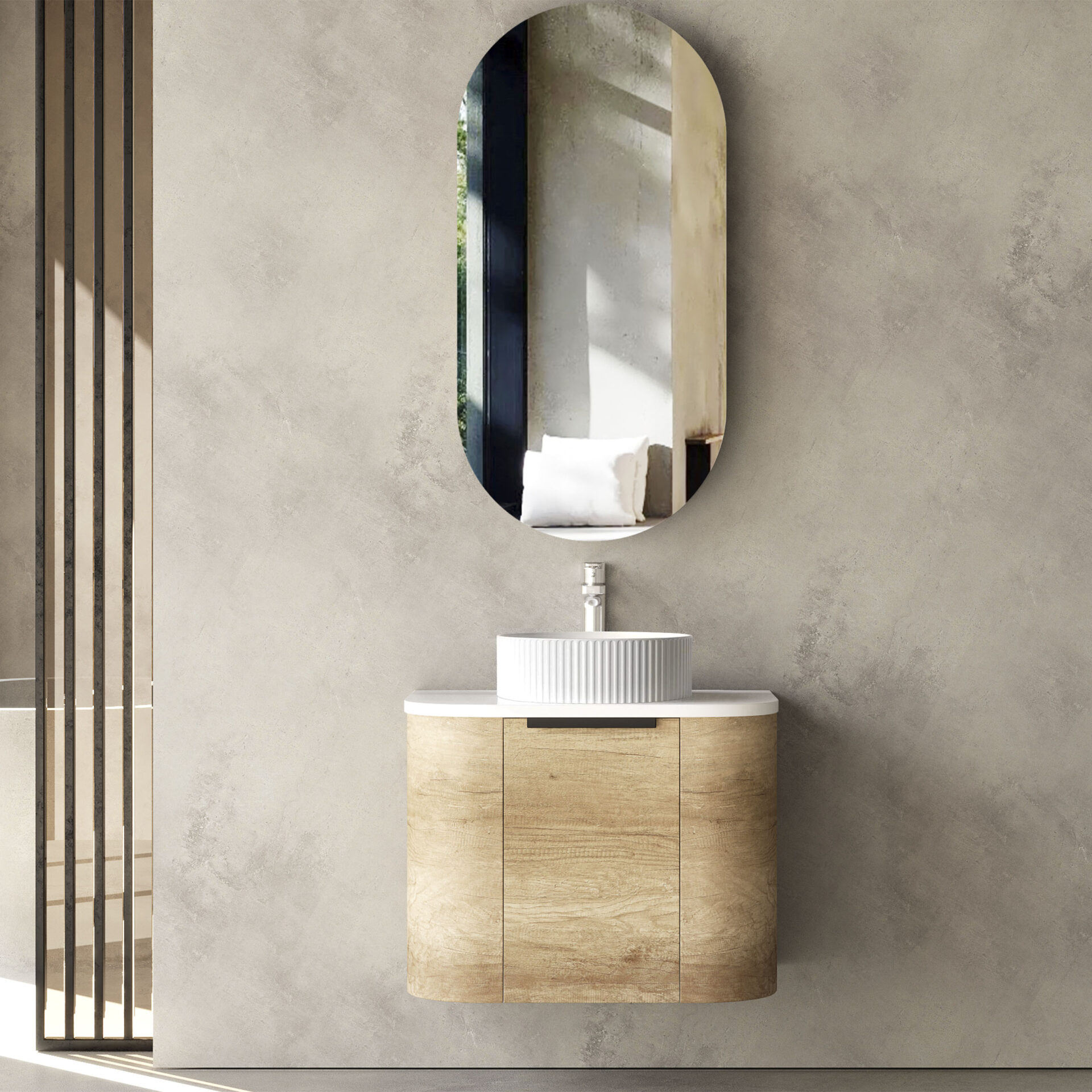 Noosa Matte White Shaving Cabinet - Image 2