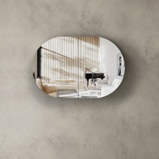 Bondi 900 Shaving Cabinet Natural Oak