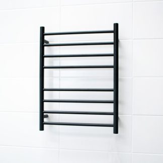 BRTR530 Round Heated Towel Ladder 530x700 M/Black