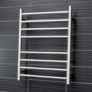 RTR530 Round Heated Towel Ladder 530 x 700 B/SATIN