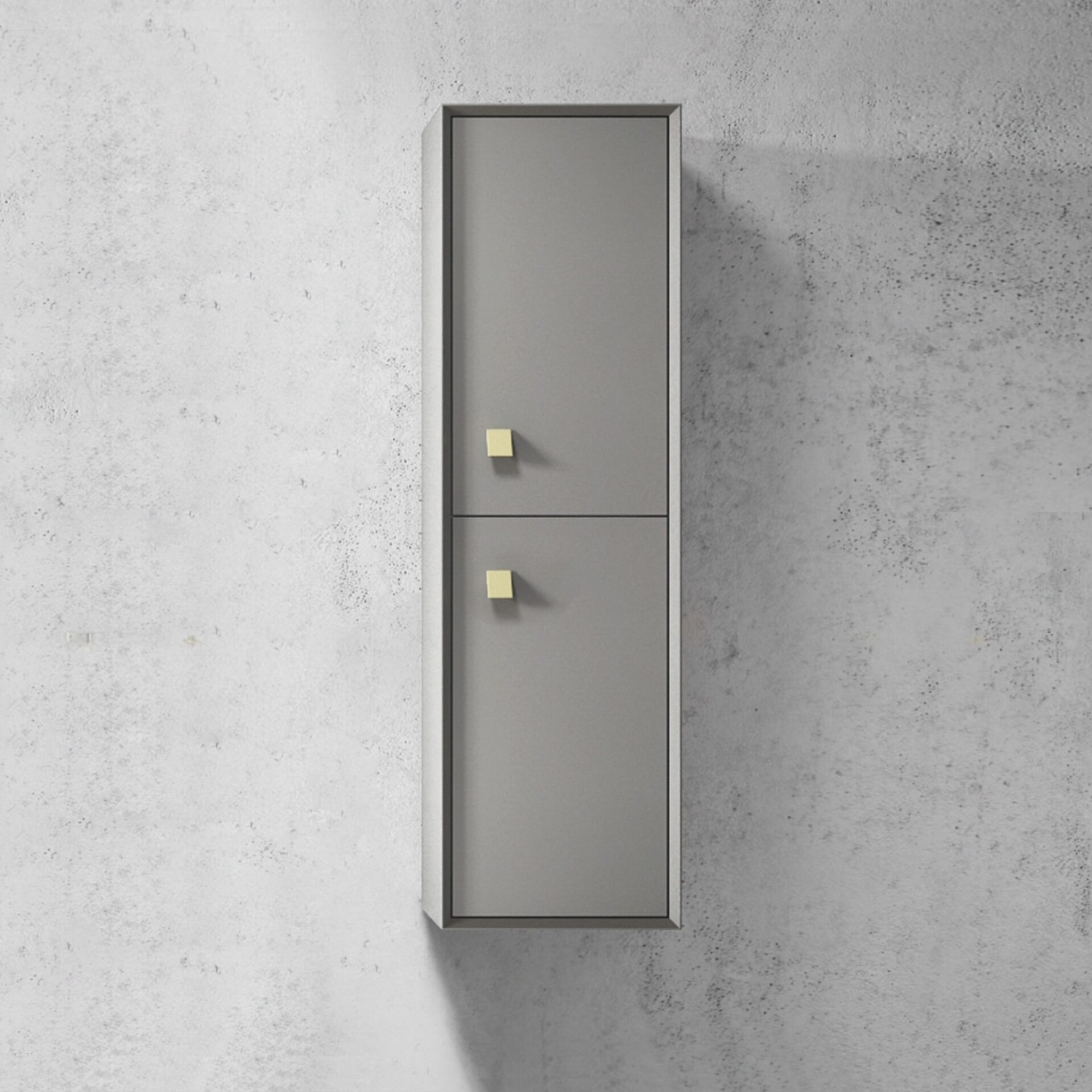 Boston Tall Boy Matte Grey Wall Hung