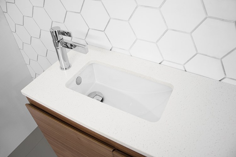 Bo Slimline Under Counter Basin Gloss White