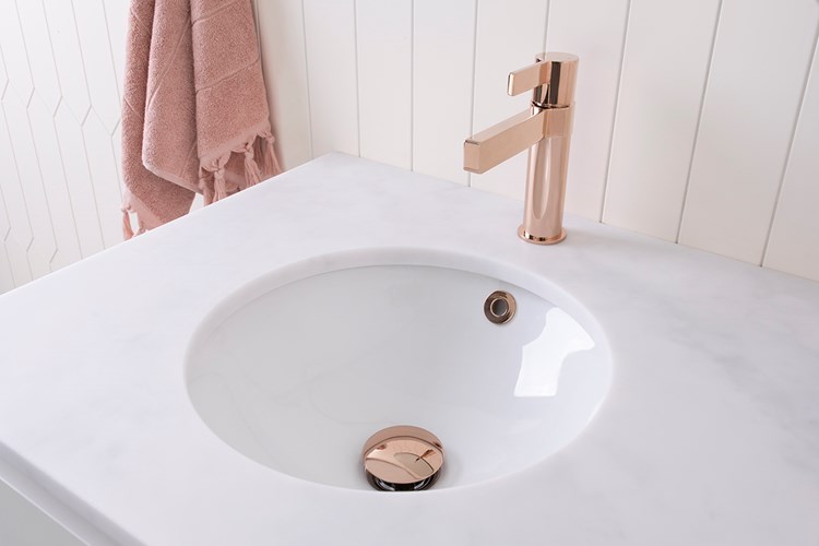 Round Ceramic Under Counter Basin Gloss White