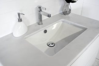 Scoop Ceramic Under Counter Basin Gloss White