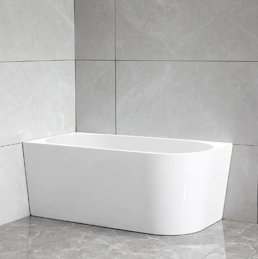 Mila 1700mm Round Corner Bath Left - Image 4