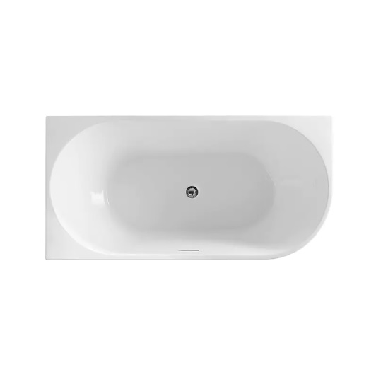 Mila 1700mm Round Corner Bath Left - Image 3