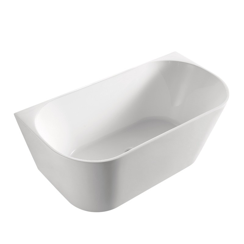 Cortona 1500mm Back To Wall Bath Matte White - Image 2
