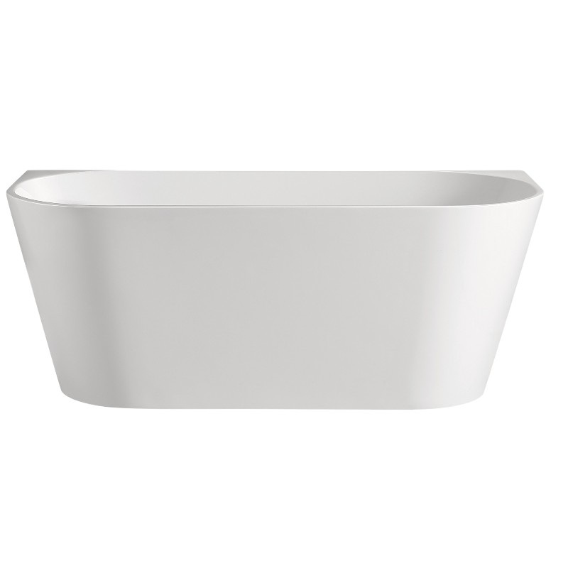 Cortona 1700mm Back To Wall Bath Matte White - Image 5
