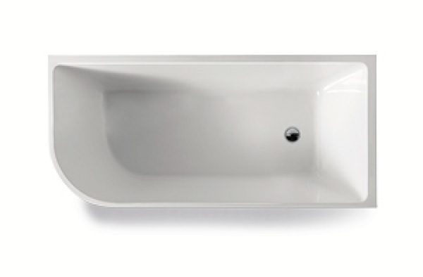 1700mm Corner Back To Wall Bath - RIGHT - Image 4