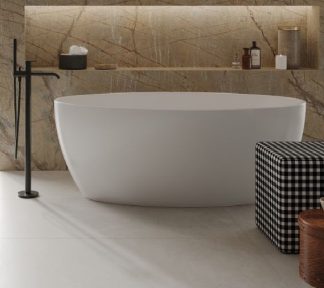 Versilia 1700 Freestanding Bath Matte White