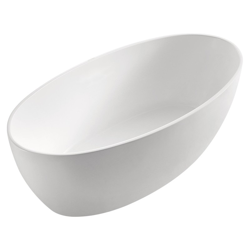 Versilia 1700 Freestanding Bath Matte White - Image 2