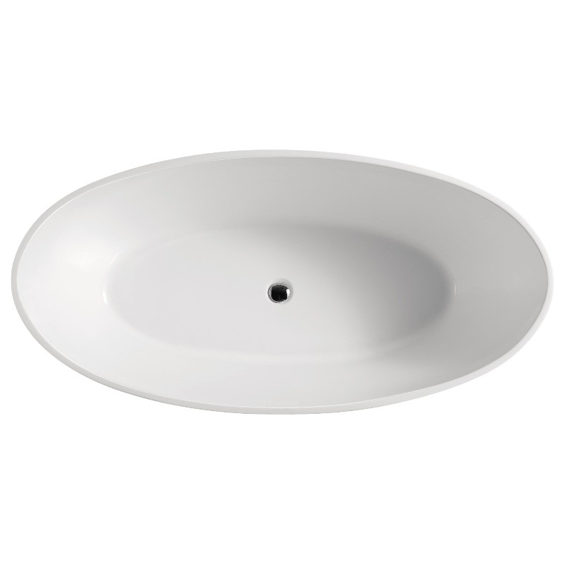 Versilia 1700 Freestanding Bath Matte White - Image 4