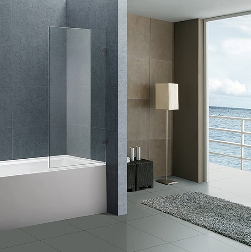 Frameless Bath Panel Fixed 750mm