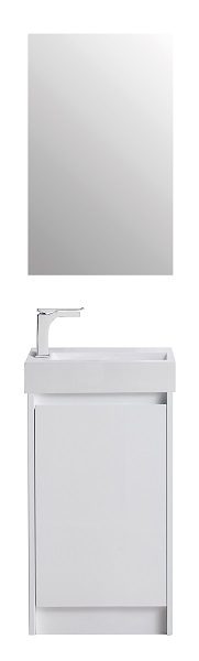 Slimline Ensuite PVC Vanity 450mm - Image 4