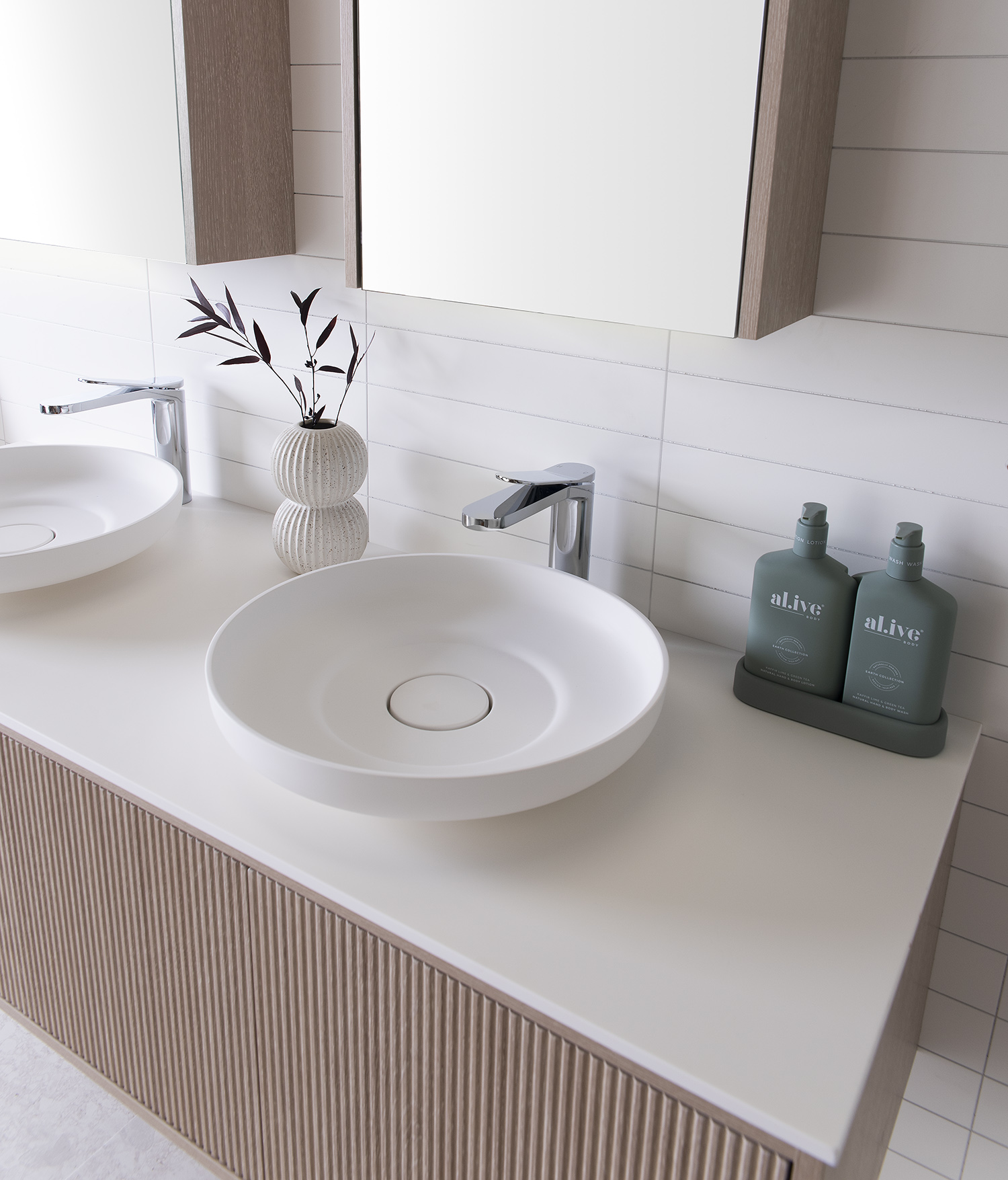 Clifton 1500 Double Basin Wall Hung Vanity - Image 2
