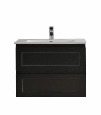 Fremantle 600 Wall Hung Vanity Matte Black