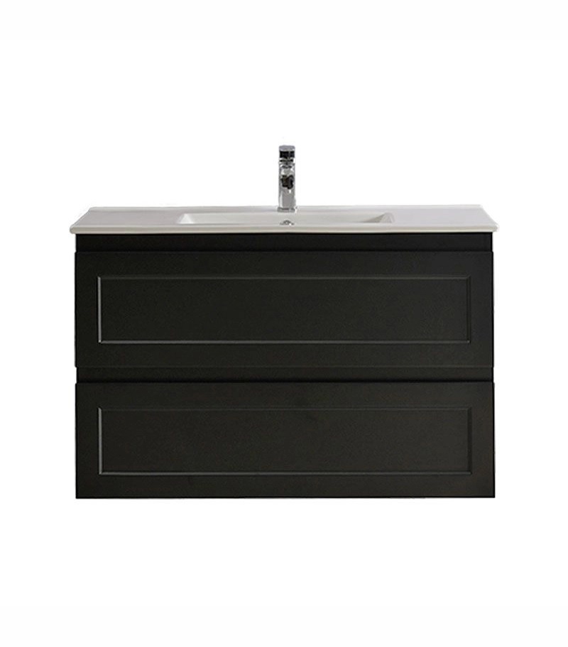 Fremantle 900 Wall Hung Vanity Matte Black