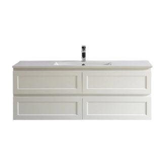 Fremantle 1500 Wall Hung Vanity Matte White