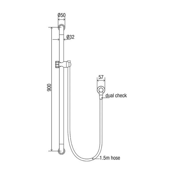 Streamjet Home Care Multifunction Shower On Rail - Image 2