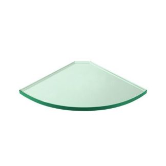 Quad Glass Corner Shelf 250mm