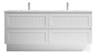 Heritage PVC 1800 Vanity White - Cabinet Only