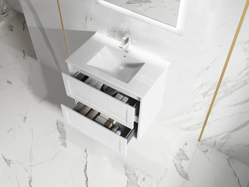 Heritage PVC 750 Vanity Finger Pull Wall Hung - Image 4