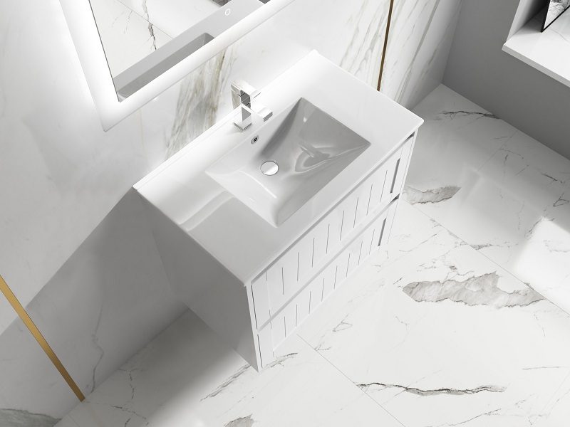Heritage PVC 750 Vanity Finger Pull Wall Hung - Image 5